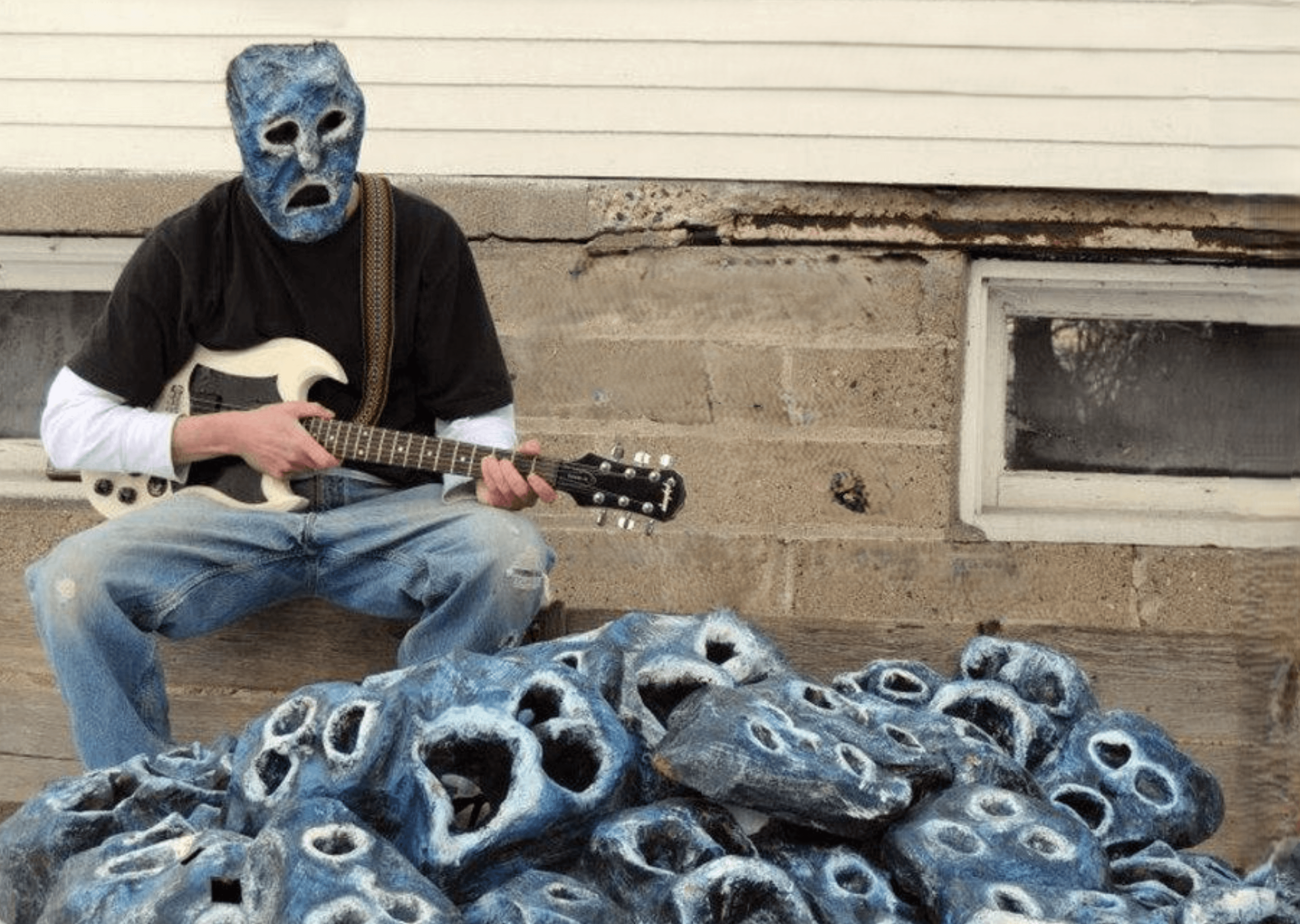 guitar mask mound