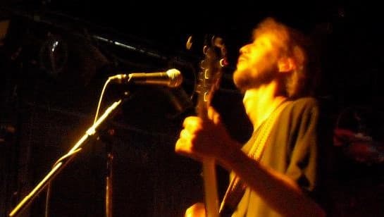 Kevin Long performing with The Long Emergency